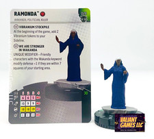 Marvel Heroclix Ramonda 028 w/ Card Black Panther Set