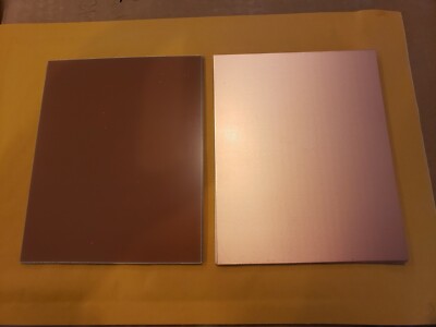 8 pcs Single Sided Copper Clad Laminate PCB  FR-4, .030, 3 x 4, 1 oz.