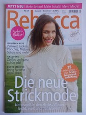 Rebecca Nr. 71 FAugust-November: Die neue Strickmode