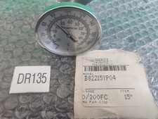     Trerice Bi-Metal Thermometer B82215YP04 15" Stem        SHIP WARRANTY