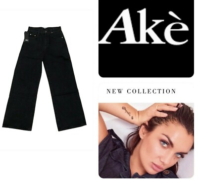 JEANS -AKE'-DONNA WIDE LEG gamba larga- VITA ALTA NEW