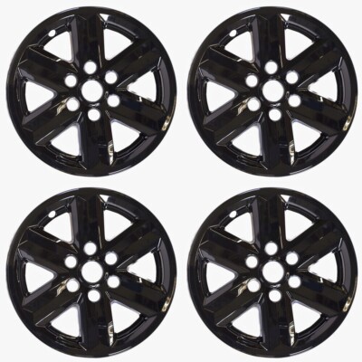 FREE SHIPPING Set Of 4 2021 2022 Ford F150 17 Black Wheel Skins free-shipping-set-of-4-2021-2022-ford-f150-17-black-wheel-skins