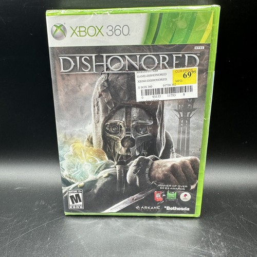 Dishonored (Microsoft Xbox 360, 2012) - BRAND NEW SEALED