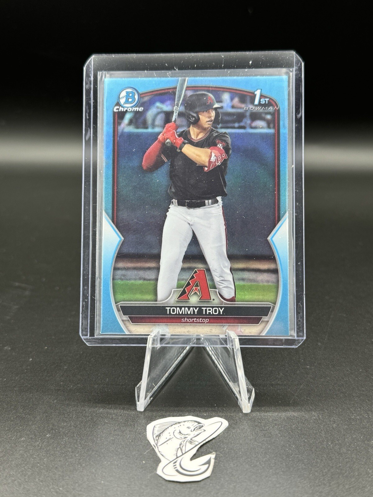 2023 Tommy Troy (RC) Bowman Chrome 1st Draft - Sky Blue Refractor #BDC-103