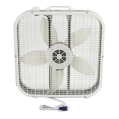 Lasko B20200 Portable Electric Box Fan - White 647489601238 | eBay