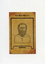 #TN20188 ARCHILOCHUS Daily Historic Trade Card RARE