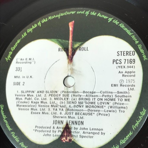 JOHN LENNON Rock 'n' Roll 1975 UK vinyl LP original Apple Stand By Me Peggy Sue - Picture 4 of 4