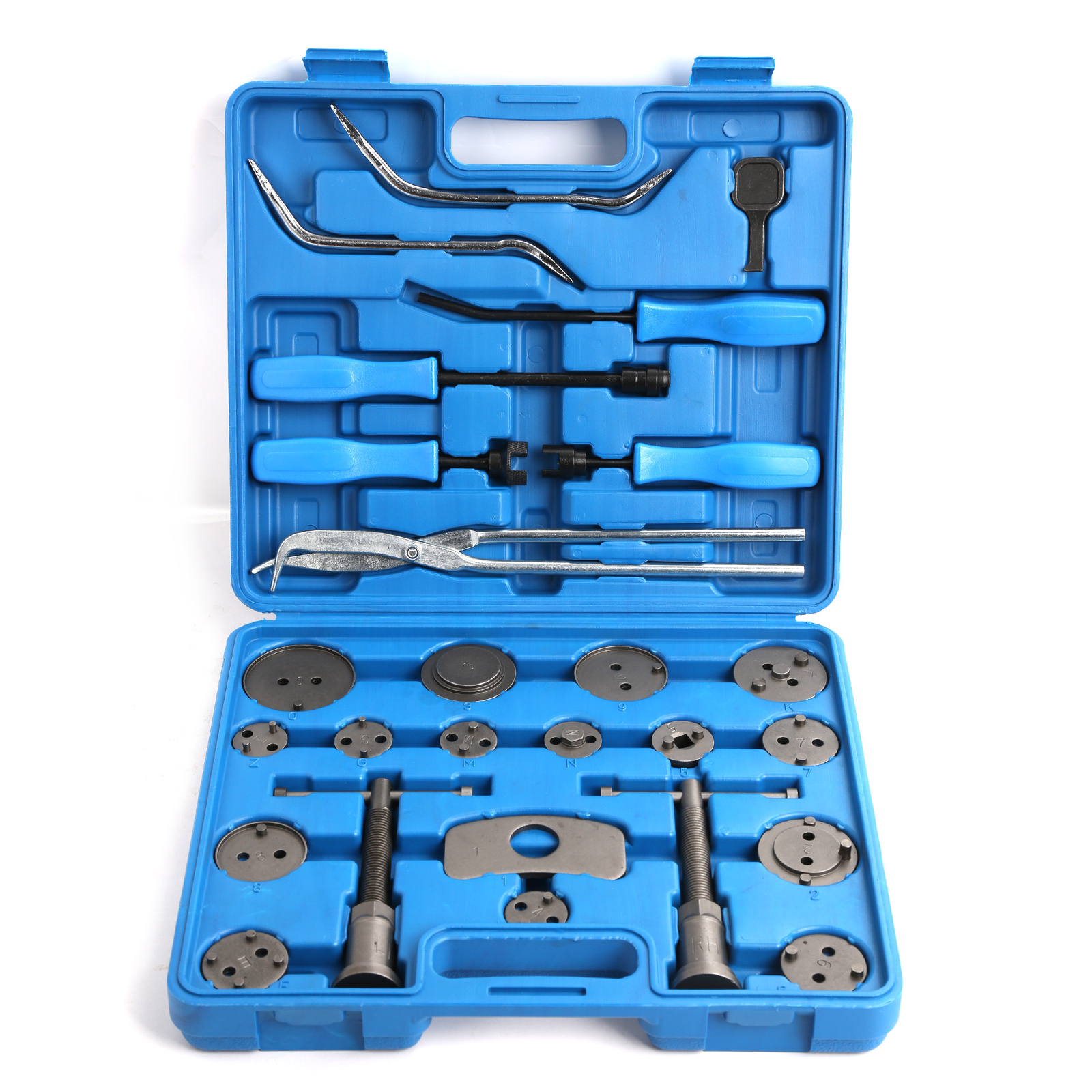 18pc Brake Caliper Tool Set & 8 Pc Drum Brake Tool Kit Removal