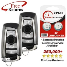 2 Remote Key Fob for BMW Series 5 7 (KR55WK49863, CAS4)