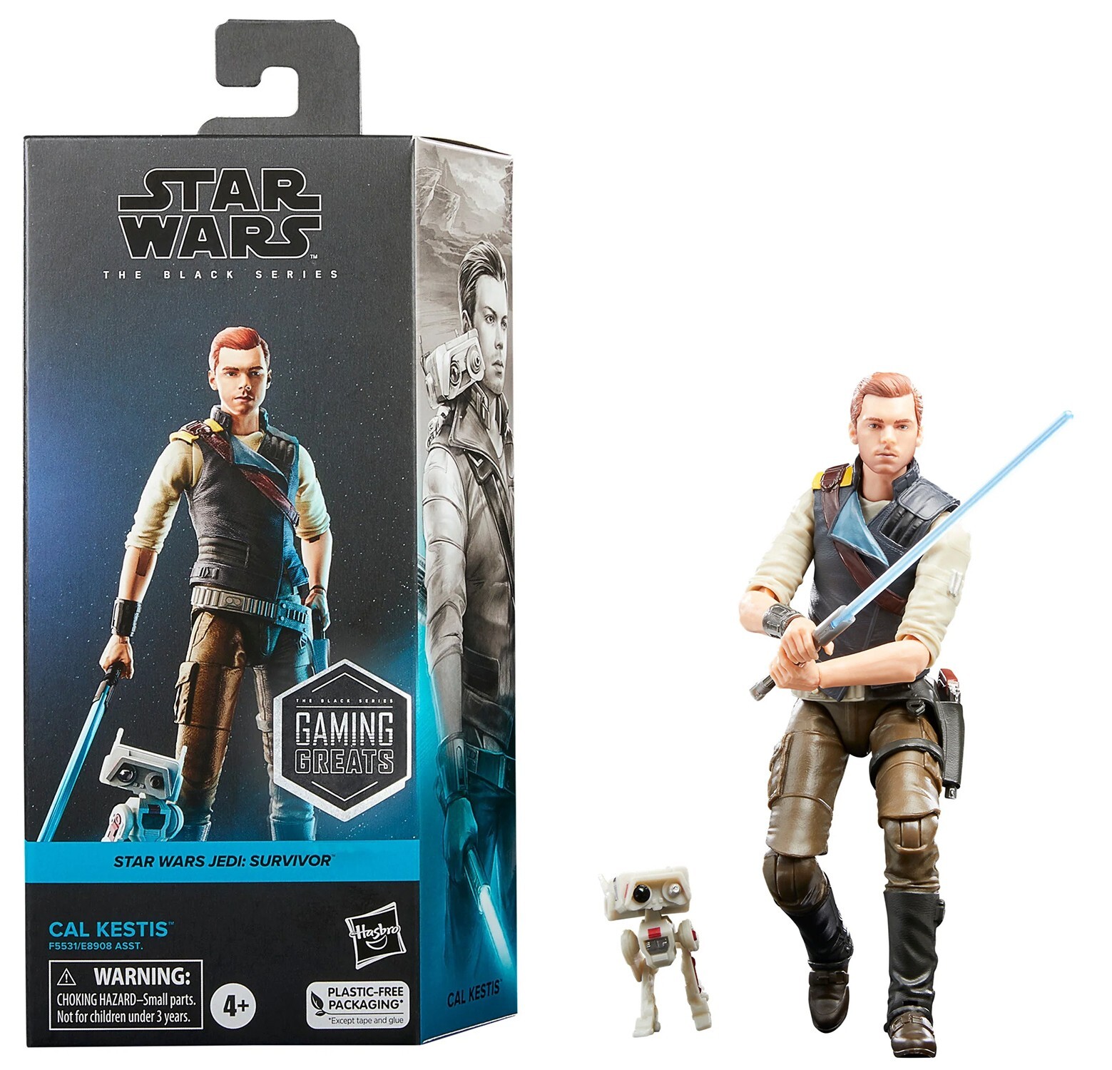 Star Wars CAL KESTIS Jedi Survivor Action Figure 15cm Hasbro F5531 Black Series