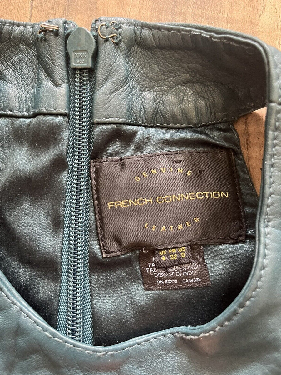 FRENCH CONNECTION Genuine Leather Dress 0 | eBay FRENCH CONNECTION Genuine Leather Dress 0 | eBay