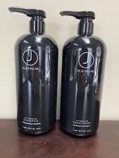 J Beverly Hills Platinum Hydrate Shampoo & Conditioner - 32oz LITER DUO