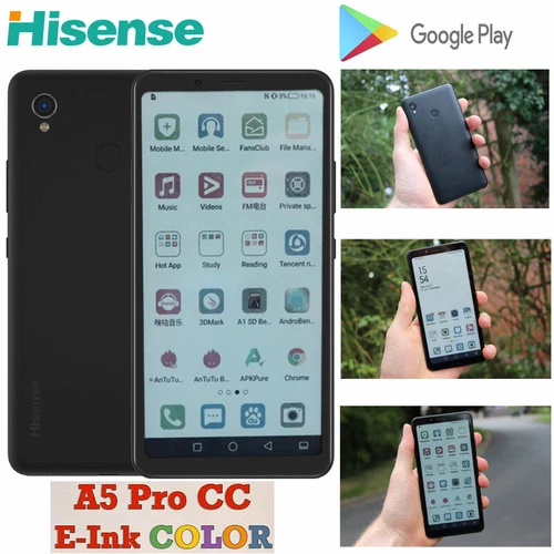 4G Hisense A5 PRO CC Color Ink Display Reader Smartphone Mobile Cell Phone 64GB