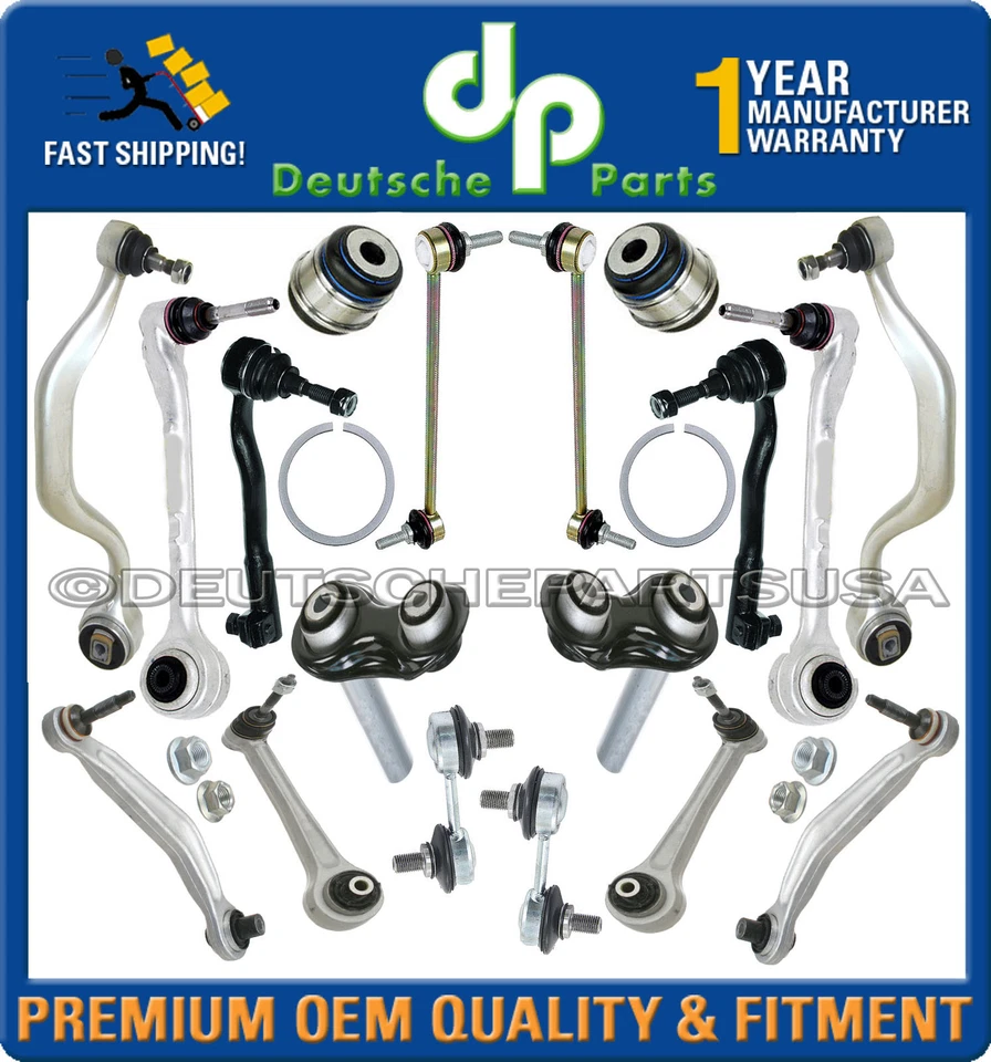 Kit de suspensión oscilante brazo de control delantero trasero BMW E39 540i M5  Foto 2 de 4