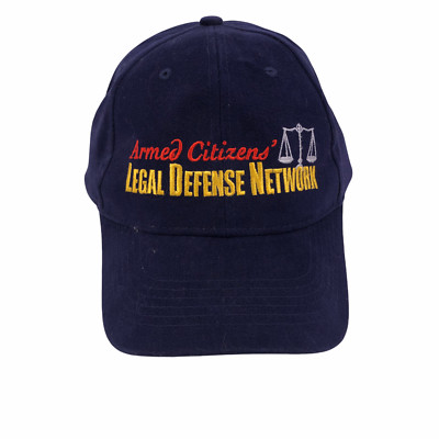 Armed Citizens Legal Defense Network Mens Baseball Cap Hat Navy Blue Adjustable 