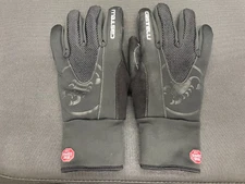 Castelli Rosso Corso Gore Windstopper Mens Large Cycling Glove