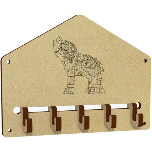 'Trojan Horse' Wall Mounted Hooks / Rack (WH039733) - Afbeelding 1 van 6