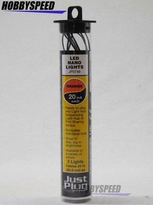 WOODLAND SCENICS JP5746 JUST PLUG LIGHTING SYSTEM LED NANO ORANGE WDS5749 NEW
