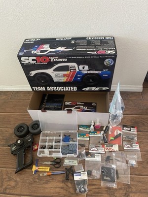 VTG Team Associated SC10 Factory Team Original Box And Extras Losi Lot Deal