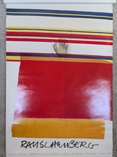 Manifesto originale Robert Rauschenberg, mostra, Ferrara 1978