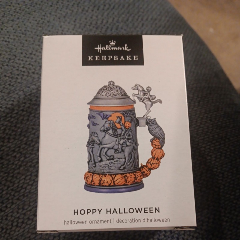 2024 Hallmark Keepsake ~ Hoppy Halloween ~ Beer Stein Ornament