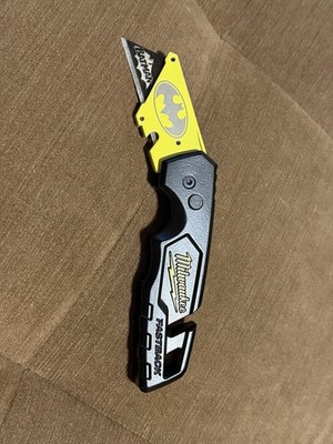 Custom Milwaukee Fastback Utility Knife Batman Edition Folding Box Cutter