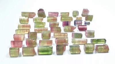 Saturated Multi Colour Terminated Tourmaline Crystal From Paprok Mine Afg