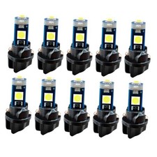 10pcs T5 Led Bulb With Twist Lock Socket- 74 37 2721 Pc74 Pc37 Led White 10pcs T5 Led Bulb With Twist Lock Socket- 74 37 2721 Pc74 Pc37 Led White