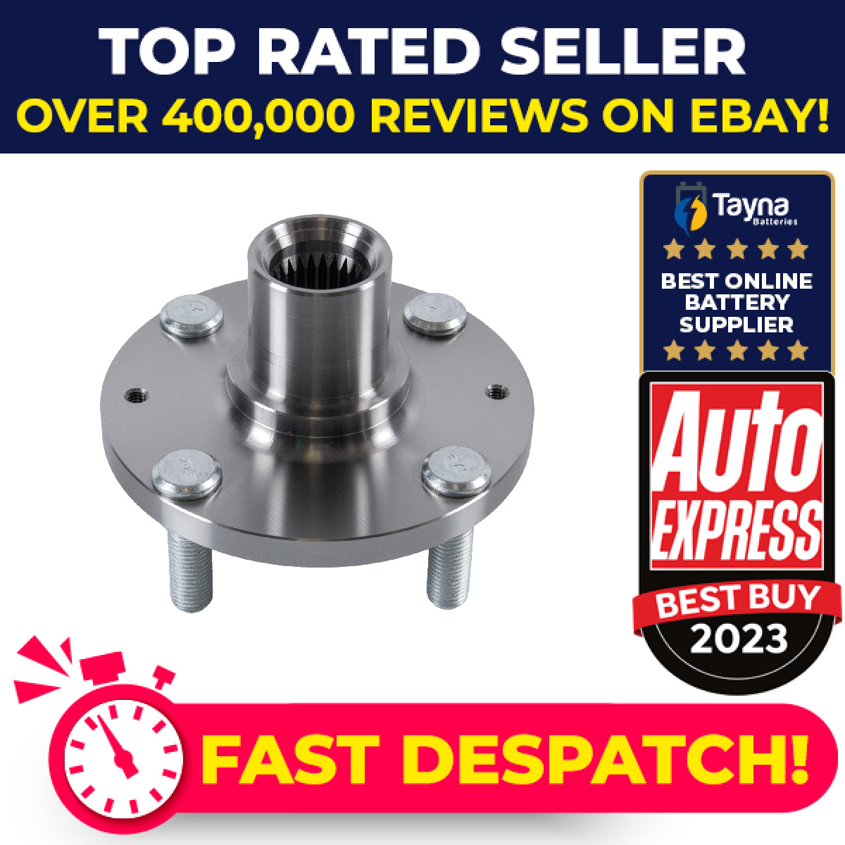 Wheel Hub fits HYUNDAI ACCENT LC 1.3 Front 00 to 05 G4EA Blue Print 5175025000