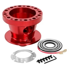 For Ford Mustang 84-04 iD Select 6-Bolt Pattern Red Steering Wheel Hub