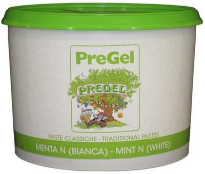 PreGel White Mint Gelato Flavoring Paste - 6.6 Lbs