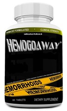 HEMOGOAWAY Natural Hemorrhoid and Piles Relief Pills. "Not a Hemorrhoid Cream"