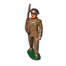 Barclay B126 Toy Soldier Under Marching Orders Antique Vintage Dimestore