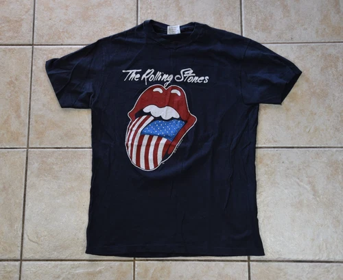 The Rolling Stones American Tour Men's T-Shirt 1980s vintage concert t-shirt, vintage, single stitch, B+ condition
