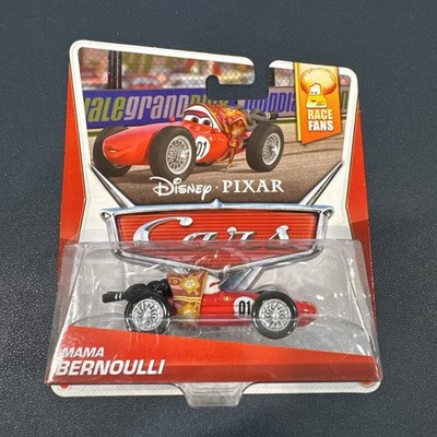 Disney Pixar Cars Mama Bernoulli Race Fans Mattel toys