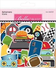 Bella Blvd Cardstock Ephemera-Icons, Teen Vibe Carson