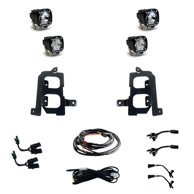 Baja Designs S1 Dual Fog Pocket Light Kit Fits 20-23 GMC Sierra 2500HD / 3500HD