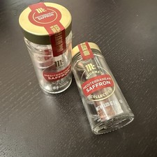 McCormick Gourmet Mediterranean Spice Whole Saffron Threads 2 Jars 1g Lot 10/29