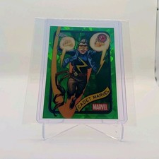 2025 Topps Chrome Marvel Cadet Marvel #88 Green Sapphire 17/99