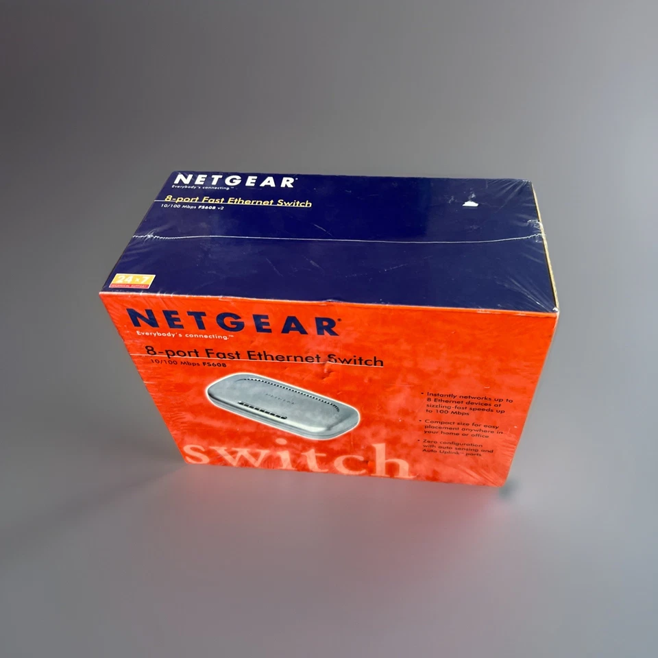 NetGear ProSafe (FS608NA) 8-Ports Rack-Mountable Ethernet Switch. Factory Seal - Image 3 of 4