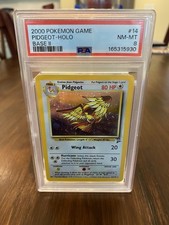 Pokemon TCG Pidgeot Holo 14/130 Base Set 2 (2000) English PSA 8 on eBay