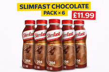 Slim Fast Chocolate Shake Multipack Bottle 325 Ml - Pack of 6 BBD : 1/05/26