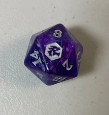 MTG Spindown d20 Oversized Adventures In The Forgotten Realms Purple