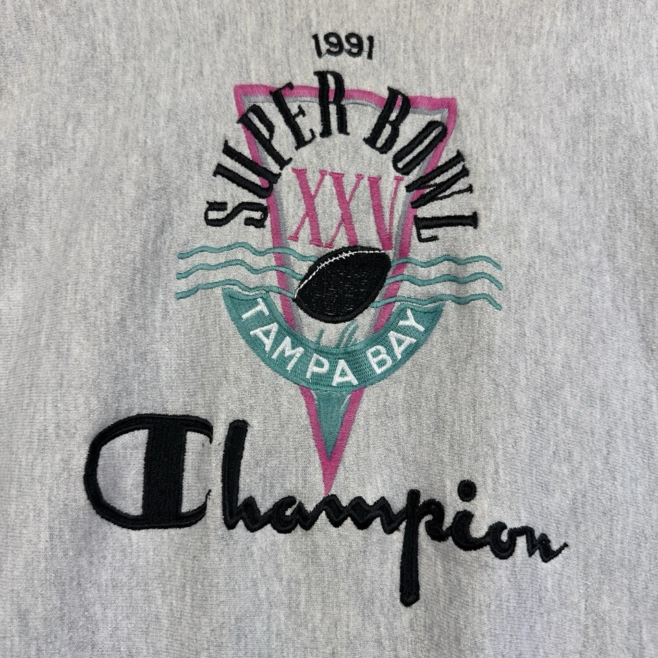 De colección Campeón de los 90 Tejido Inverso NFL Fútbol Super Bowl Tampa Bay Talla XXL EE. UU. Foto 2 de 4