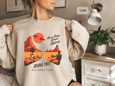 Joshua Tree National Park Desert Highway California Sweatshirt