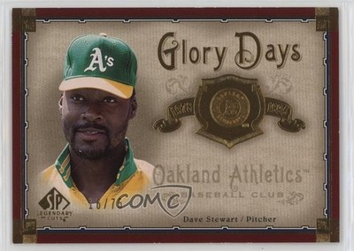 2005 SP Legendary Cuts Glory Days Gold 16/75 Dave Stewart #GD-ST 0n8h
