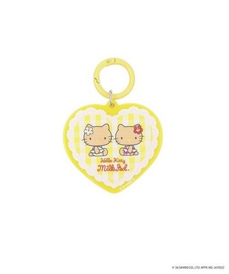 Sanrio Characters MILKFED. × Hello Kitty Keychain SUN-KISSED ''F2F'' Yellow JP LTD