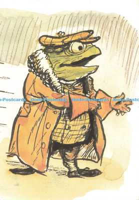 D138342 Mr Toad Arrayed in Goggles Cap Gaiters and Enormous Overcoat E H Shepard