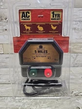 AMERICAN FARM WORKS 5 MILES ELECTRIC FENCE CONTROLLER LOW IMPEDANCE AC POWERED 