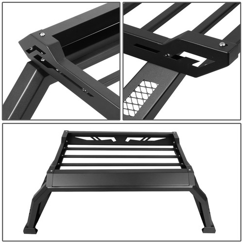TRUCK BED ROLL BAR LUGGAGE CARRIER STORAGE BOX FOR 2009-2020 FORD F-150 PICKUP - Picture 4 of 7